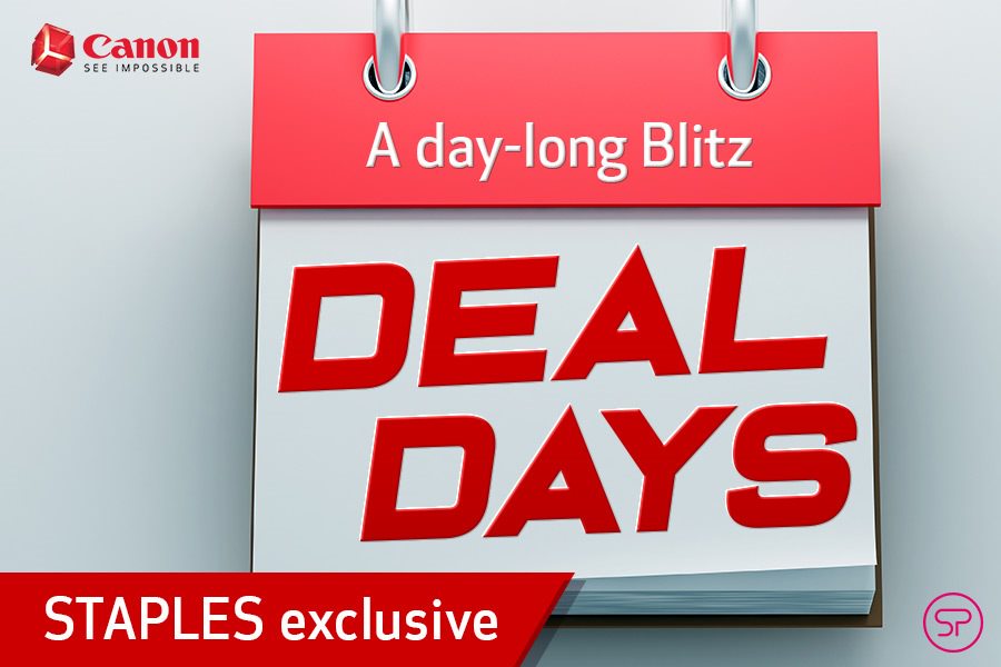 February Canon Deal Days – Staples Exclusive