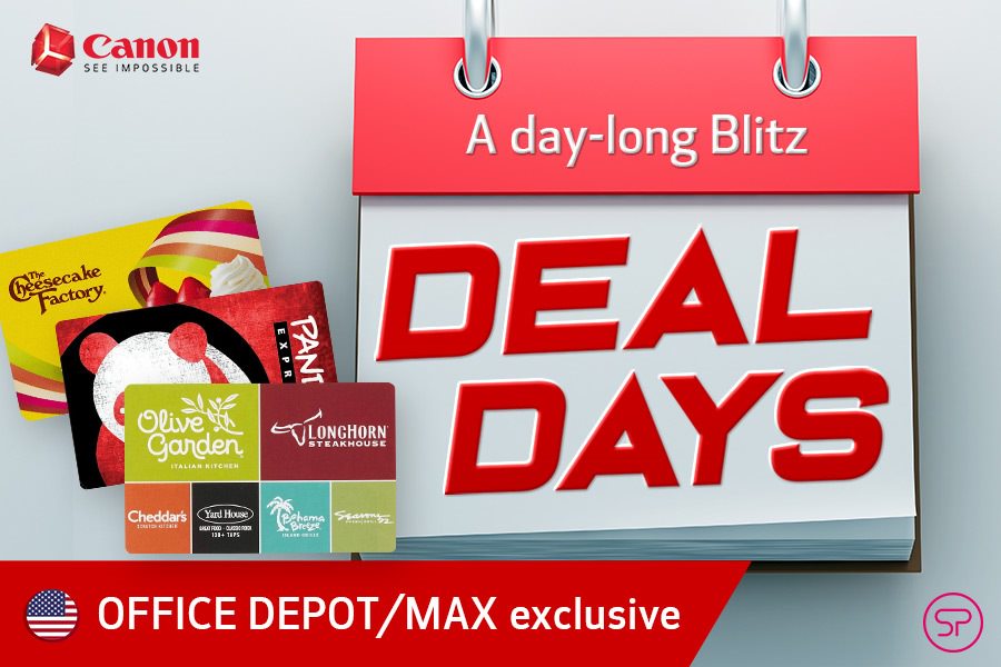 April Canon Deal Days