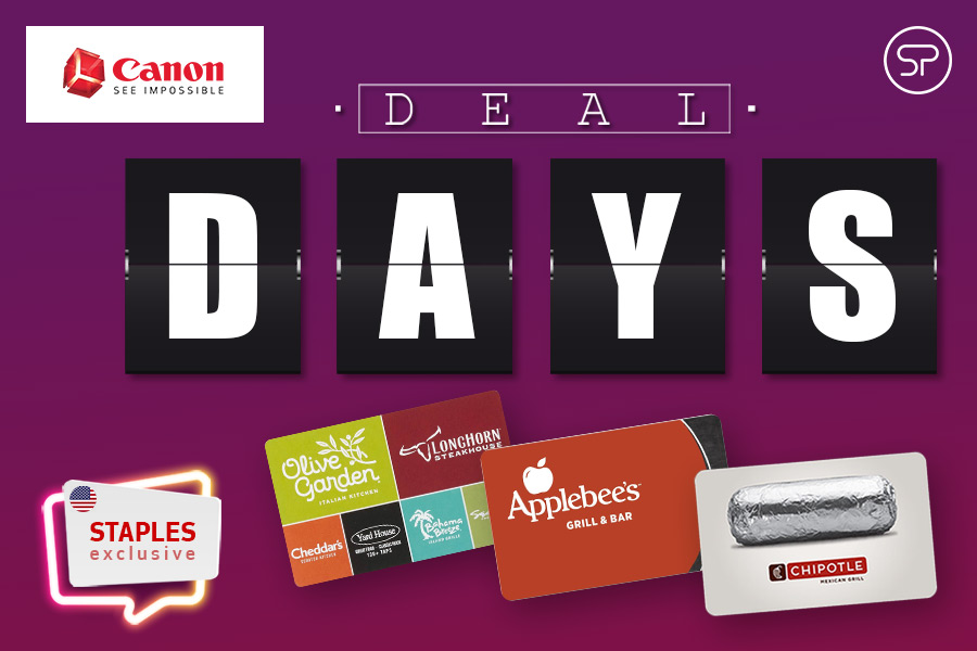 Canon Deal Days: Staples