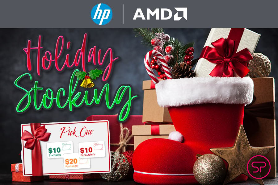 HP & AMD Holiday Stocking Challenge