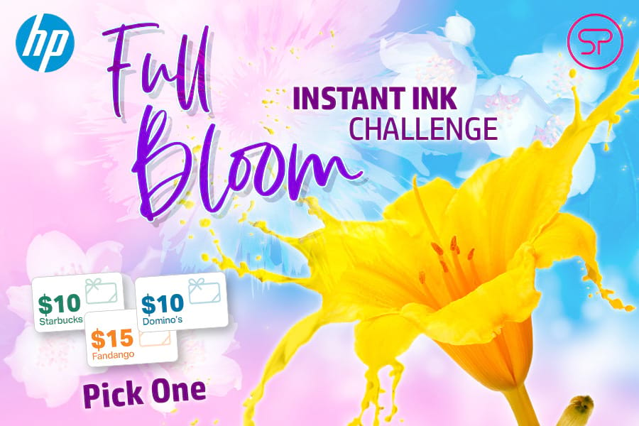 Full Bloom HP Instant Ink Challenge