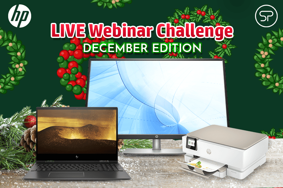 HP Live Webinar Challenge: December Edition